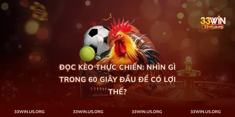 Đọc kèo thực chiến: nhìn gì trong 60 giây đầu để có lợi thế?