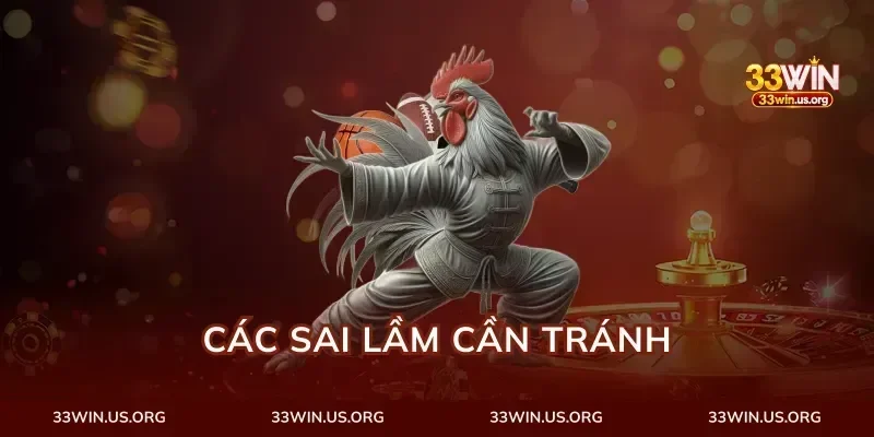 Các sai lầm cần tránh